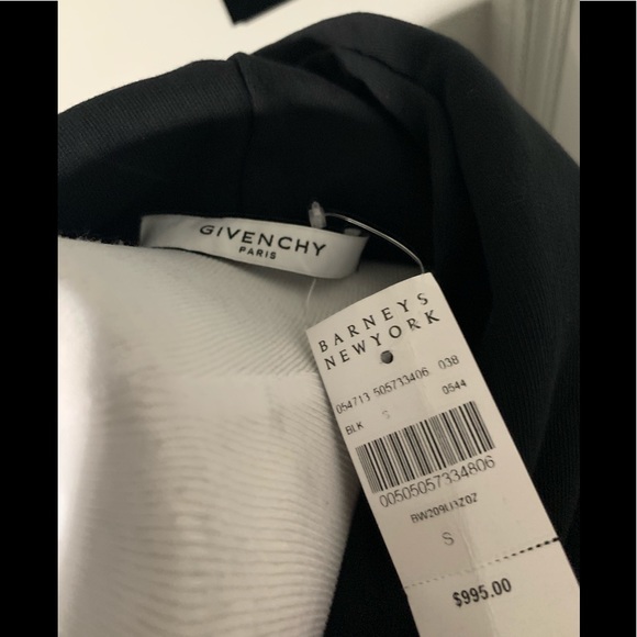 New Givenchy G Logo Cotton Terry Hoodie Dress - Picture 5 of 8